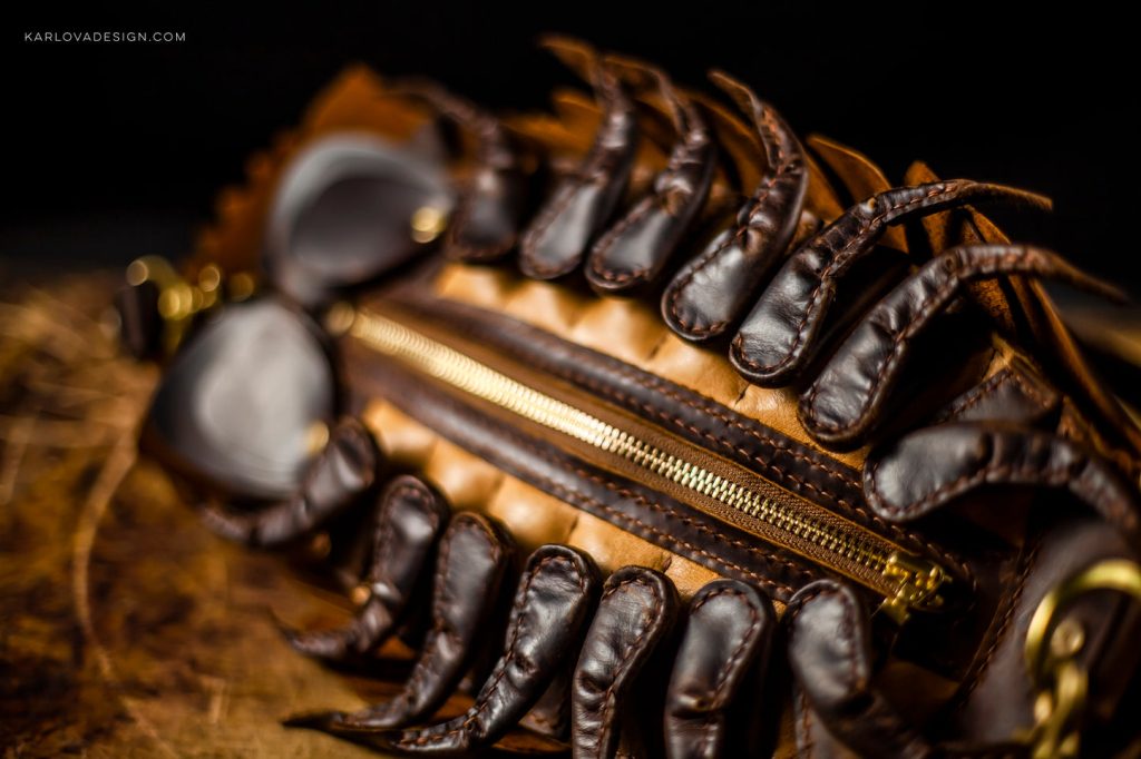 图片[2]-手工皮具图纸 千足虫包kd078-皮艺果手工皮具图纸