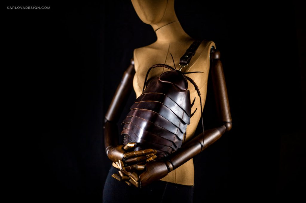 图片[1]-手工皮具图纸 千足虫包kd078-皮艺果手工皮具图纸