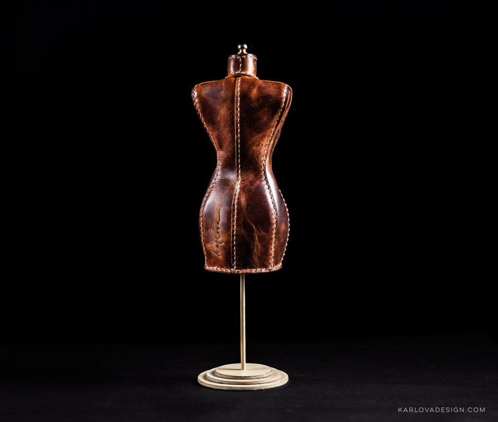 图片[2]-手工皮具图纸 mini裙摆件kd079-皮艺果手工皮具图纸