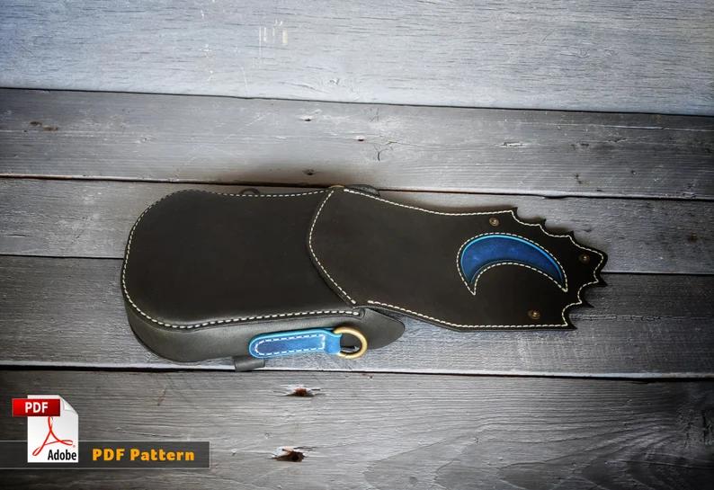 图片[3]-手工皮具图纸 单肩包lc009-皮艺果手工皮具图纸