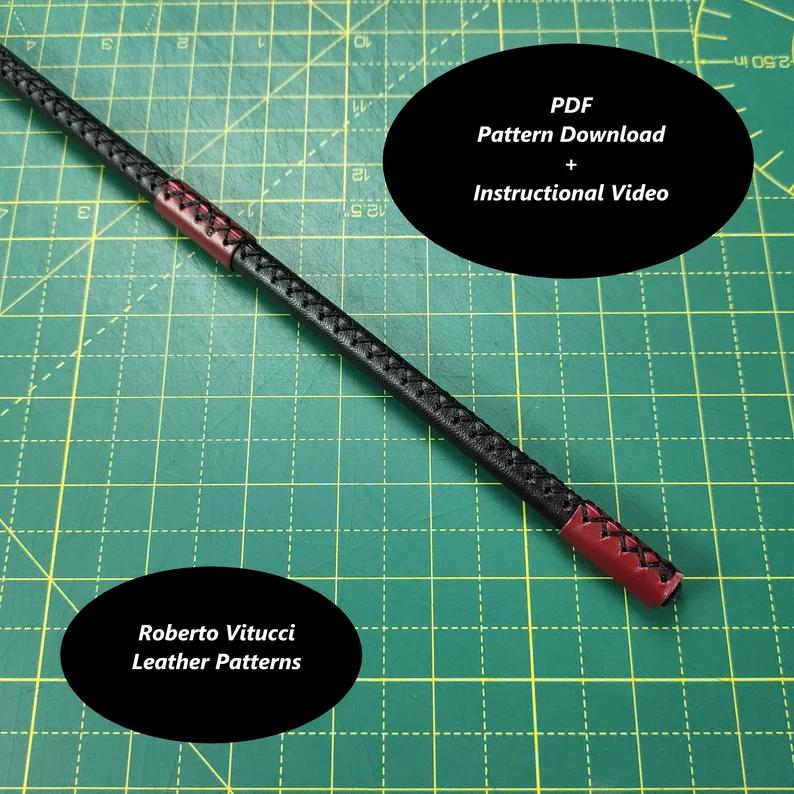 图片[2]-手工皮具图纸 拍拍rv001-皮艺果手工皮具图纸