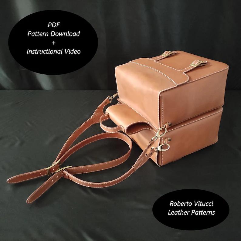 图片[2]-手工皮具图纸 边包rv003-皮艺果手工皮具图纸