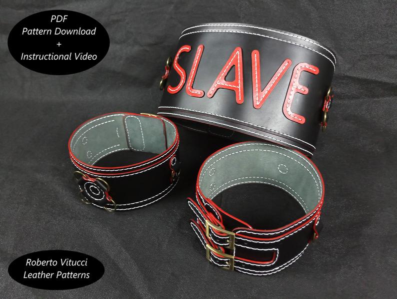 图片[2]-手工皮具图纸 绑带rv011-1-皮艺果手工皮具图纸