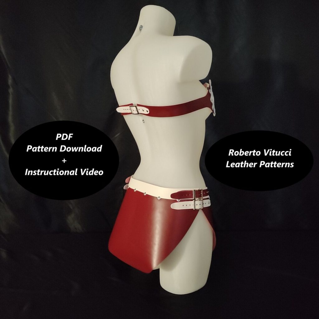 图片[3]-手工皮具图纸 摇摆rv015-皮艺果手工皮具图纸