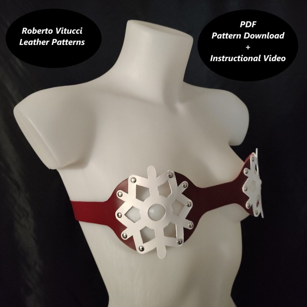 图片[2]-手工皮具图纸 摇摆rv015-皮艺果手工皮具图纸