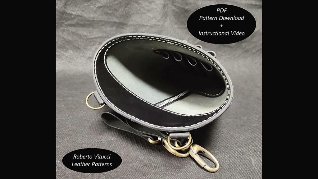 图片[2]-手工皮具图纸 理发包rv023-皮艺果手工皮具图纸