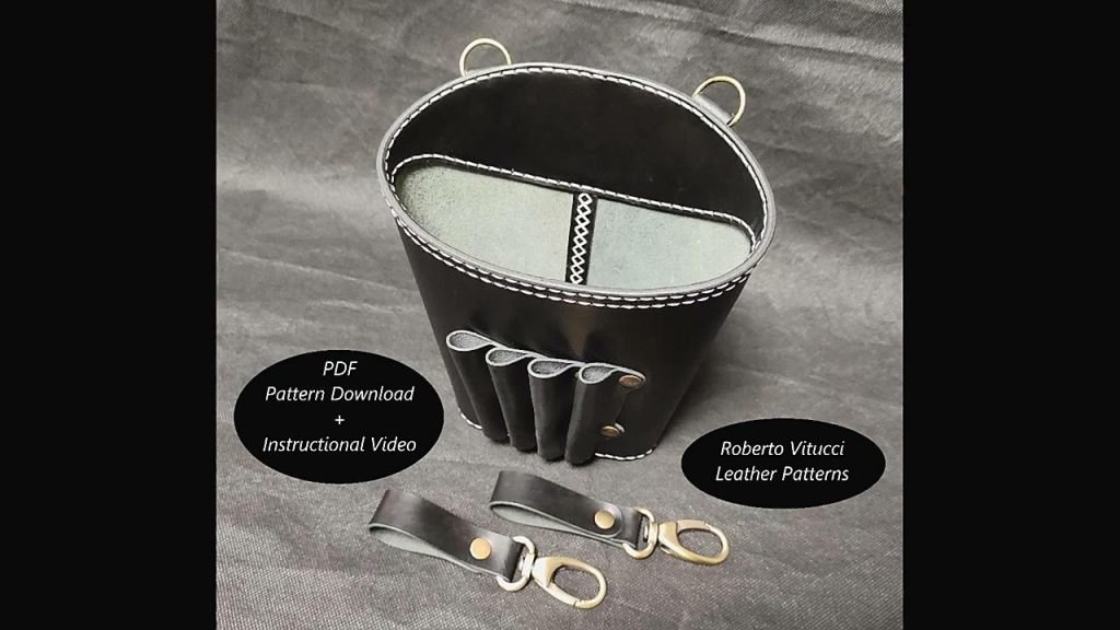 图片[1]-手工皮具图纸 理发包rv023-皮艺果手工皮具图纸