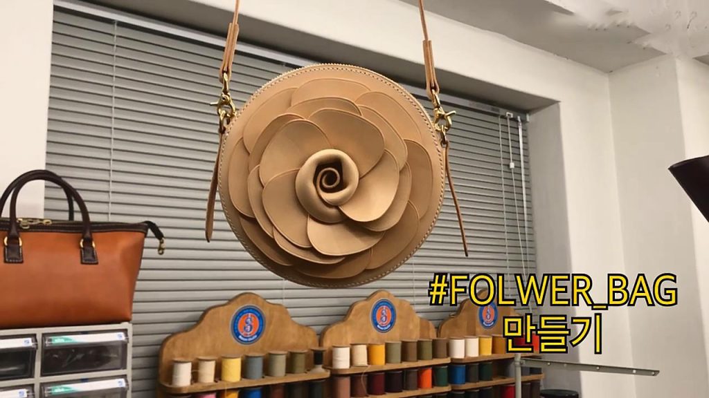 图片[3]-手工皮具图纸 花包st007-皮艺果手工皮具图纸