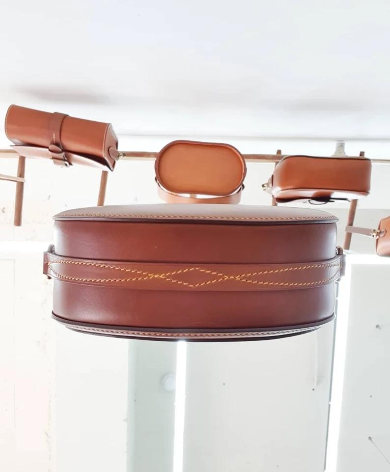 图片[3]-手工皮具图纸 圆挎包st012-皮艺果手工皮具图纸