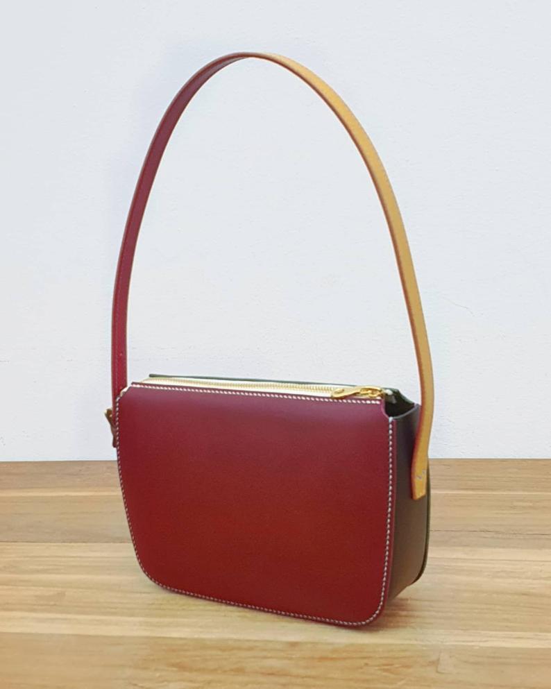 图片[1]-手工皮具图纸 挎包st014-皮艺果手工皮具图纸