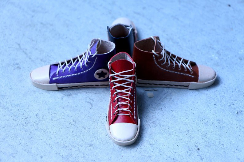 图片[3]-手工皮具图纸 鞋挂件tp001-皮艺果手工皮具图纸