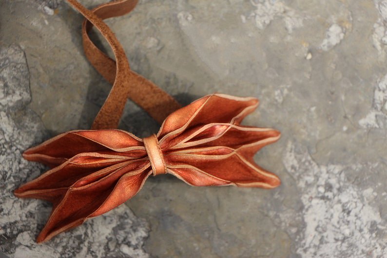 图片[3]-手工皮具图纸 蝴蝶结tp004-皮艺果手工皮具图纸