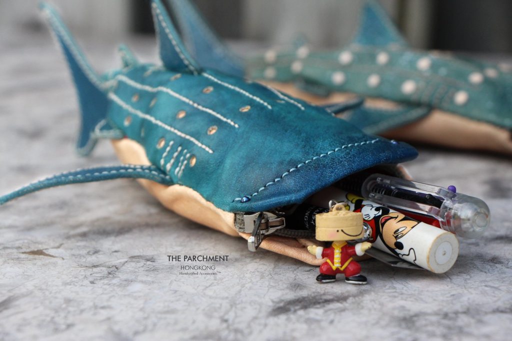 图片[3]-手工皮具图纸 鲸鱼笔袋tp005-皮艺果手工皮具图纸