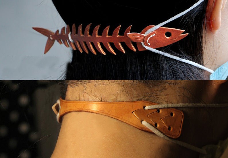 图片[3]-手工皮具图纸 鱼骨头插tp016-皮艺果手工皮具图纸