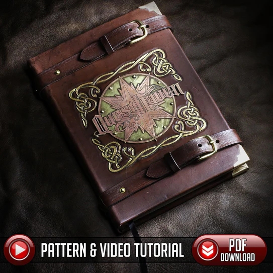 手工皮具图纸 魔法书th006-皮艺果手工皮具图纸