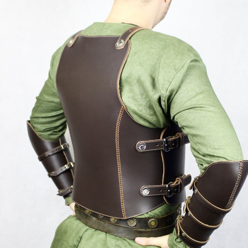 图片[2]-手工皮具图纸 胸甲tw002-皮艺果手工皮具图纸