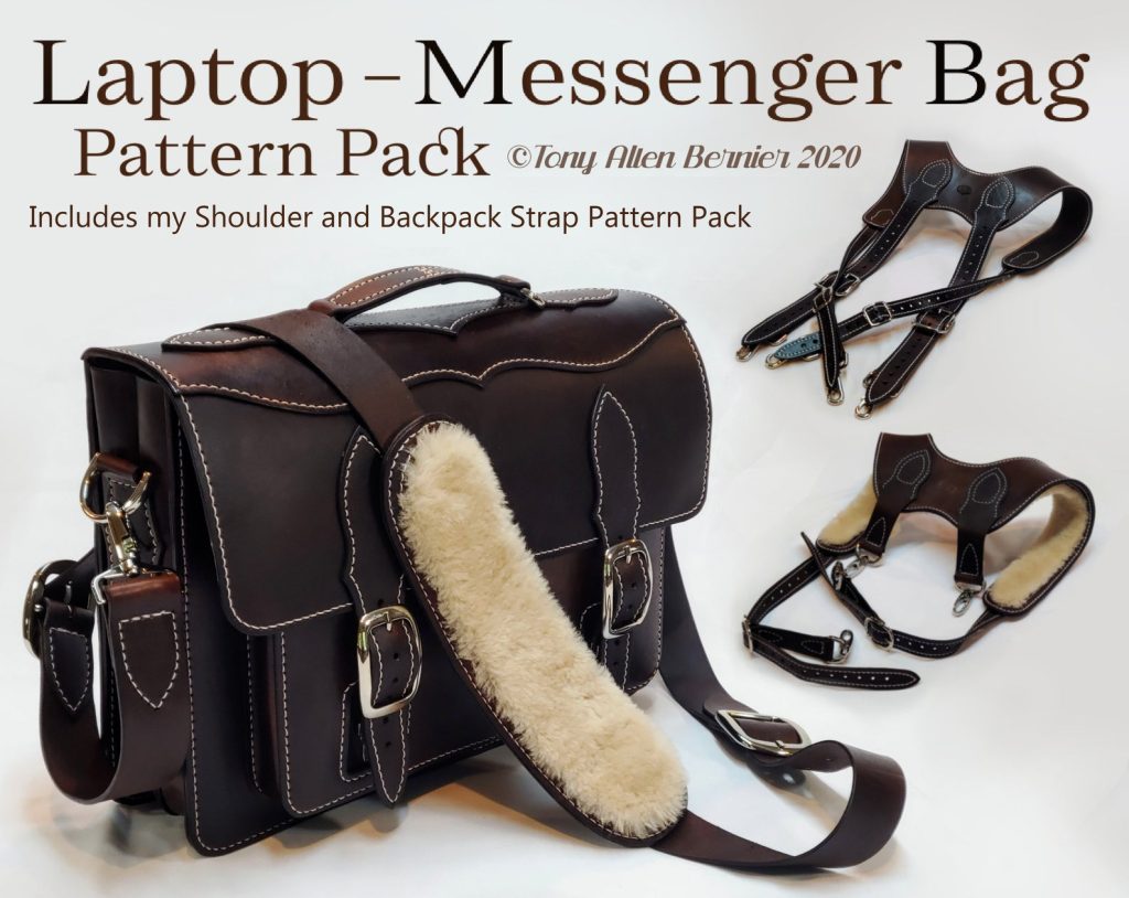 图片[1]-手工皮具图纸 邮差包ta002-皮艺果手工皮具图纸