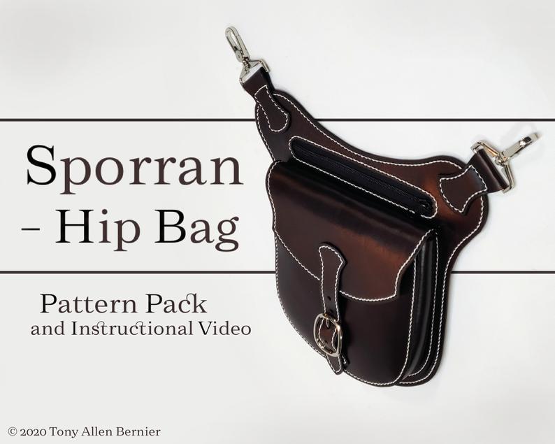 图片[2]-手工皮具图纸 腿包ta008-皮艺果手工皮具图纸