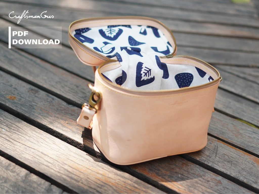 图片[3]-手工皮具图纸 化妆包cr033-皮艺果手工皮具图纸