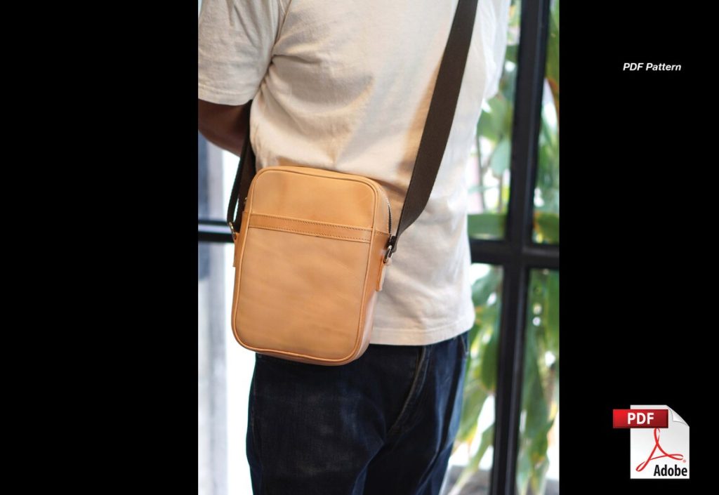 图片[3]-手工皮具图纸 挎包cr034-皮艺果手工皮具图纸