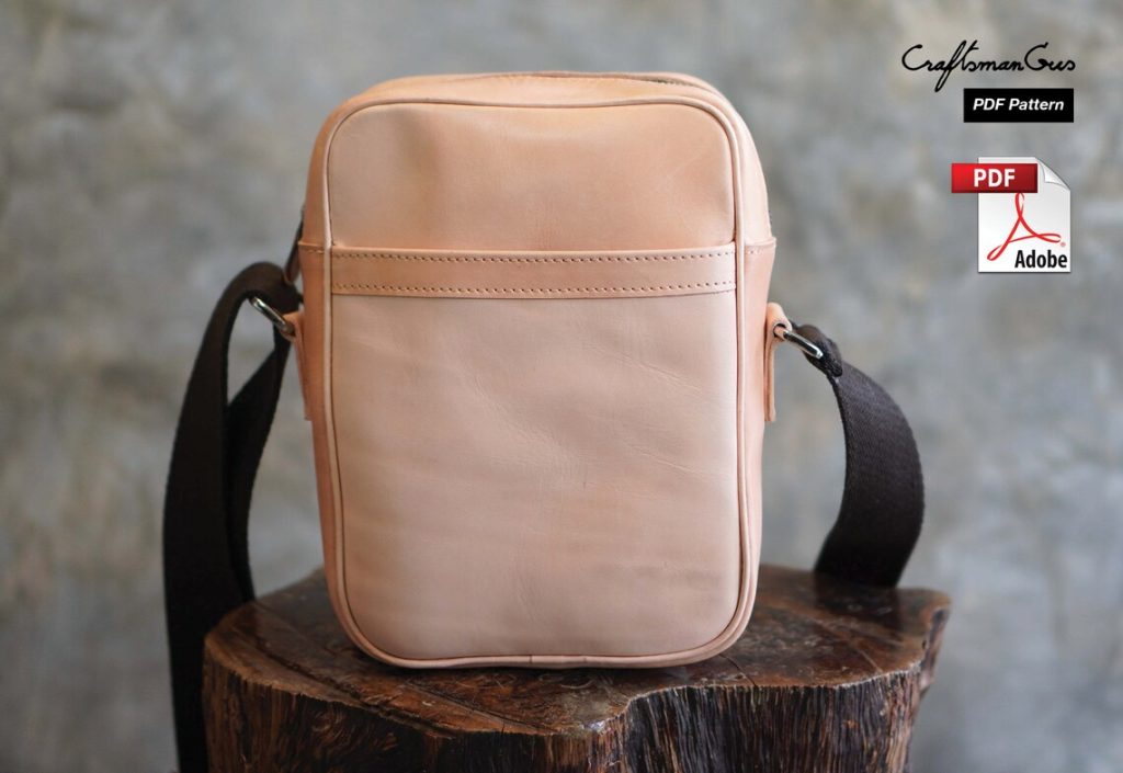 图片[2]-手工皮具图纸 挎包cr034-皮艺果手工皮具图纸