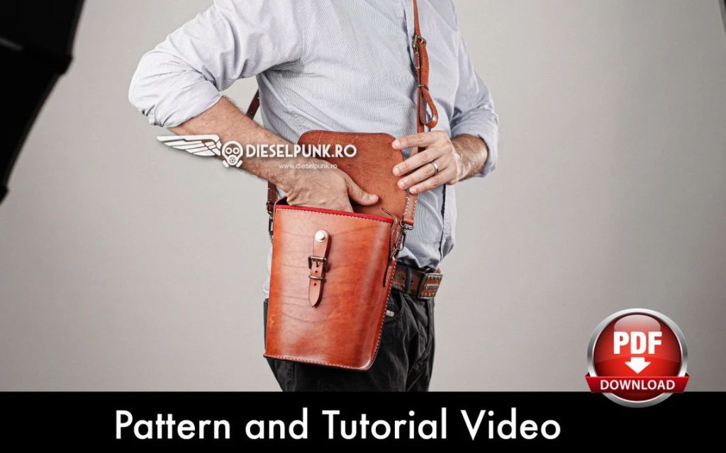 图片[1]-手工皮具图纸 背包di182-皮艺果手工皮具图纸