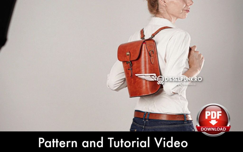 图片[2]-手工皮具图纸 背包di182-皮艺果手工皮具图纸