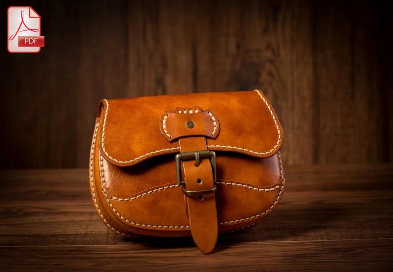 图片[3]-手工皮具图纸 腰带包tr005-皮艺果手工皮具图纸