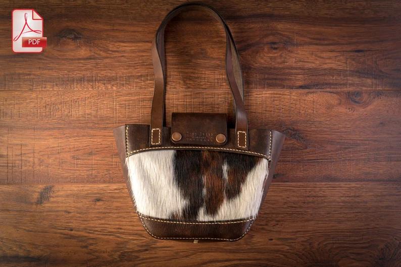 图片[2]-手工皮具图纸 子母托特包tr006-皮艺果手工皮具图纸