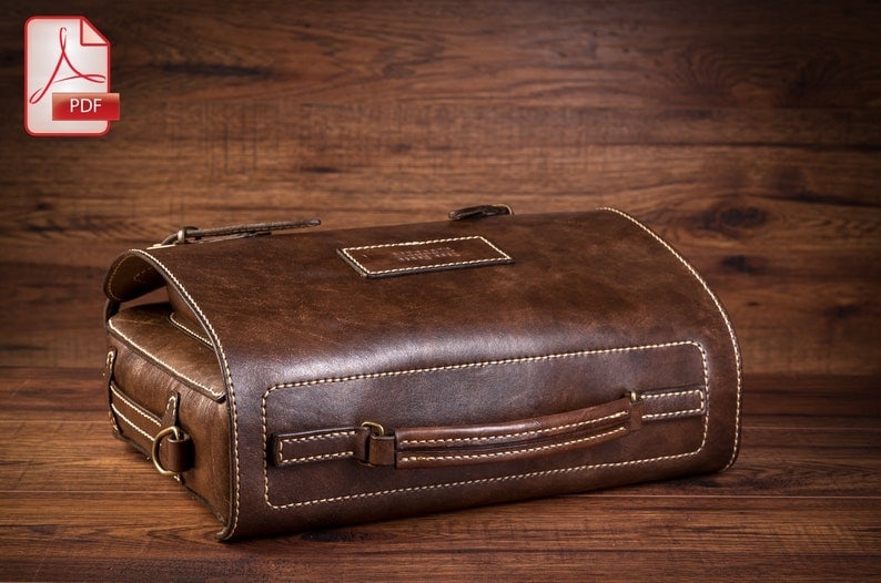 图片[3]-手工皮具图纸 单肩包tr014-皮艺果手工皮具图纸