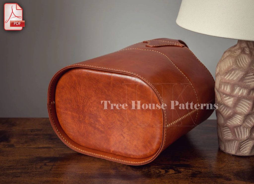 图片[2]-手工皮具图纸 篮子包tr020-皮艺果手工皮具图纸