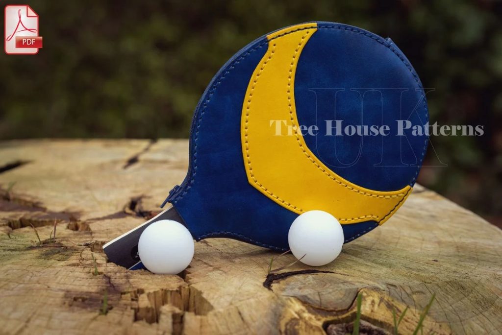 图片[2]-手工皮具图纸 球拍包tr022-皮艺果手工皮具图纸