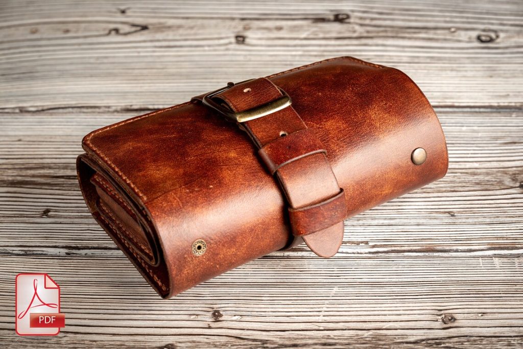 图片[2]-手工皮具图纸 烟斗包tr030-皮艺果手工皮具图纸