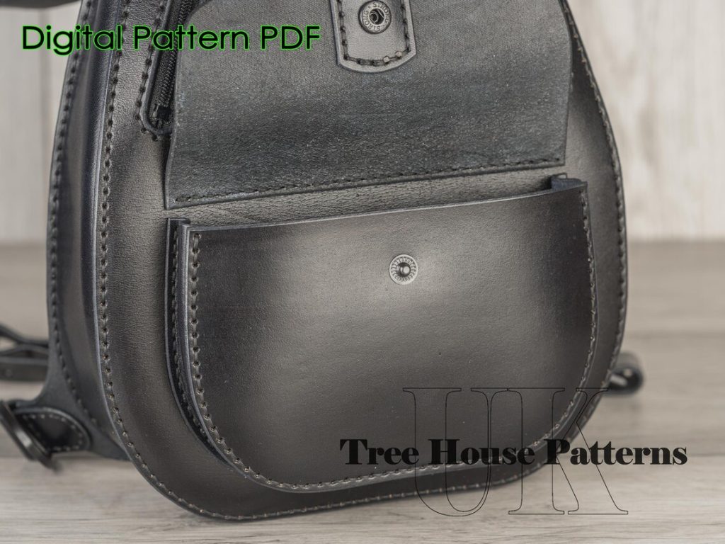 图片[3]-手工皮具图纸 胸挎包tr033-皮艺果手工皮具图纸