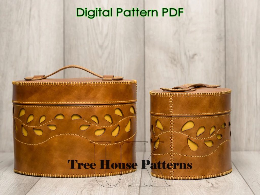 图片[2]-手工皮具图纸 化妆包tr040-皮艺果手工皮具图纸