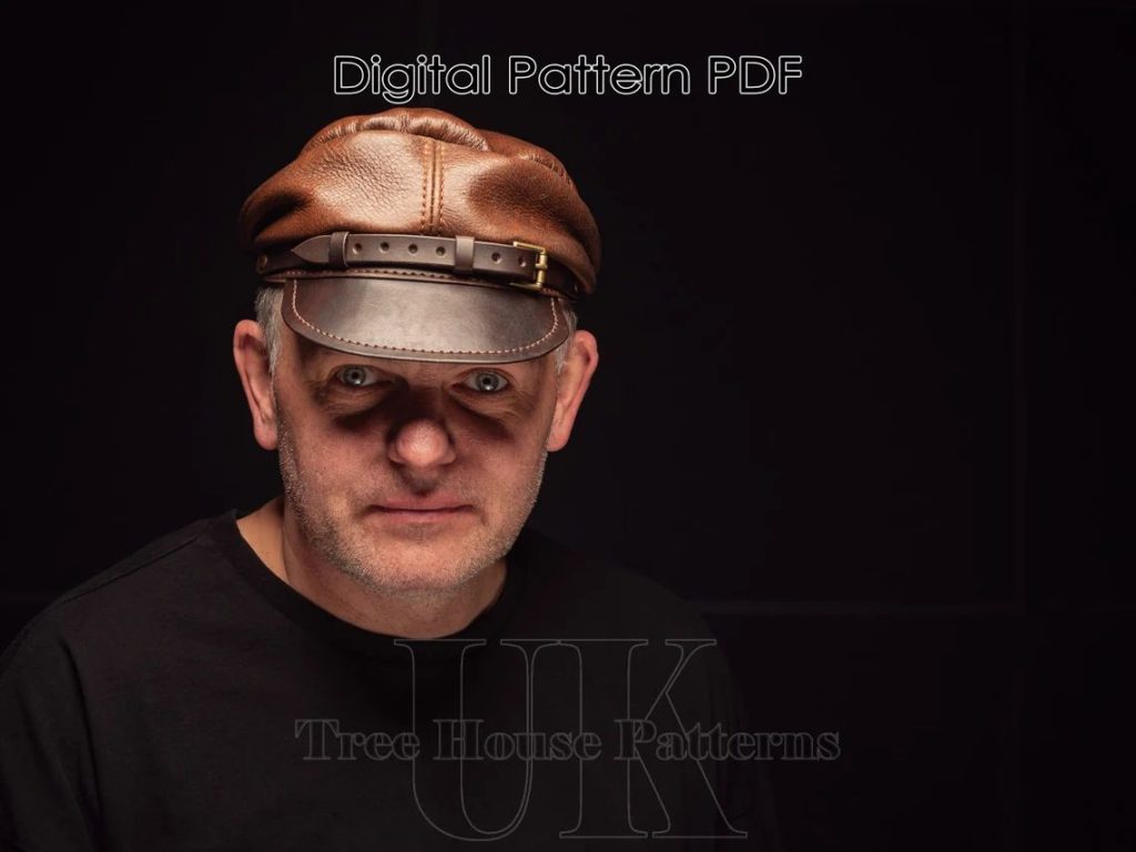 图片[3]-手工皮具图纸 帽子tr041-皮艺果手工皮具图纸