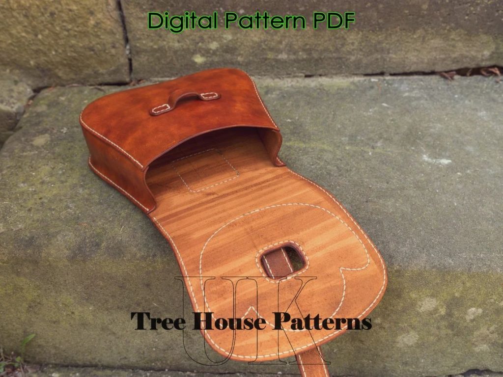 图片[3]-手工皮具图纸 腰带包tr045-皮艺果手工皮具图纸