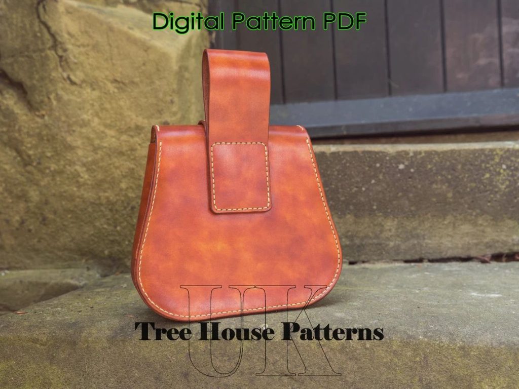 图片[2]-手工皮具图纸 腰带包tr045-皮艺果手工皮具图纸