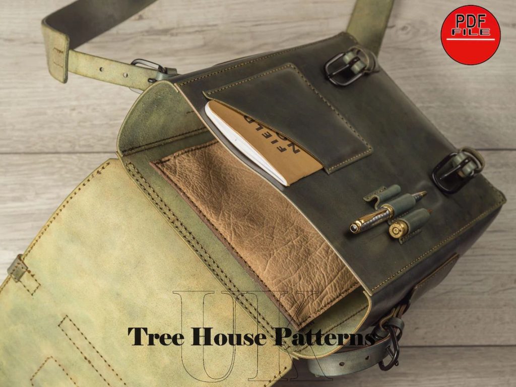 图片[3]-手工皮具图纸 背包tr049-皮艺果手工皮具图纸