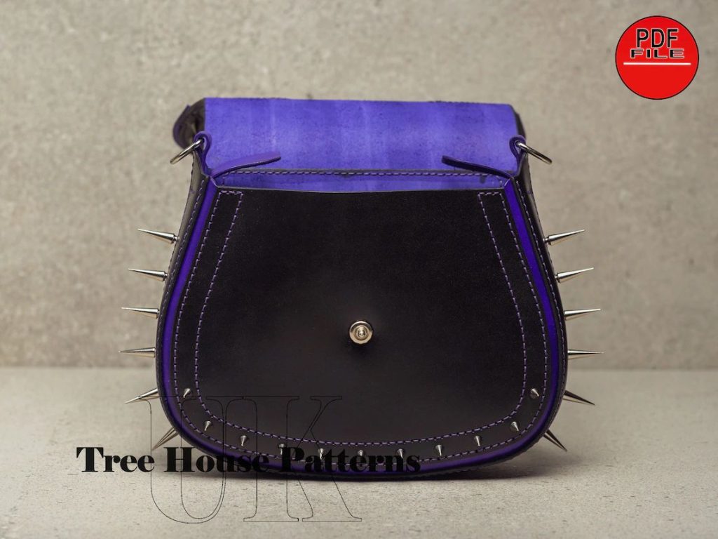 图片[3]-手工皮具图纸 挎包tr053-皮艺果手工皮具图纸