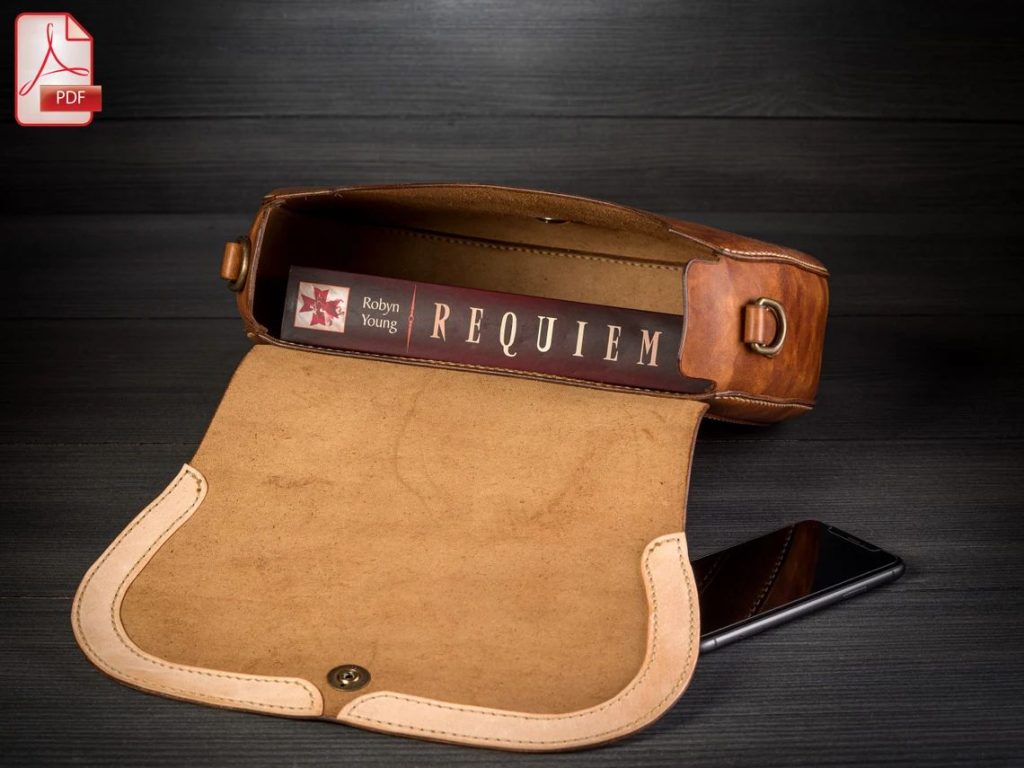 图片[3]-手工皮具图纸 挎包tr055-皮艺果手工皮具图纸