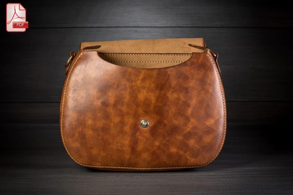 图片[2]-手工皮具图纸 挎包tr055-皮艺果手工皮具图纸