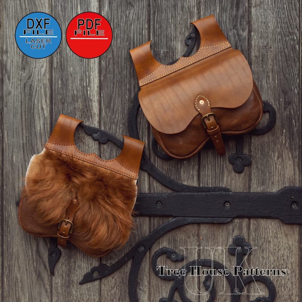 图片[2]-手工皮具图纸 腰带包tr058-皮艺果手工皮具图纸