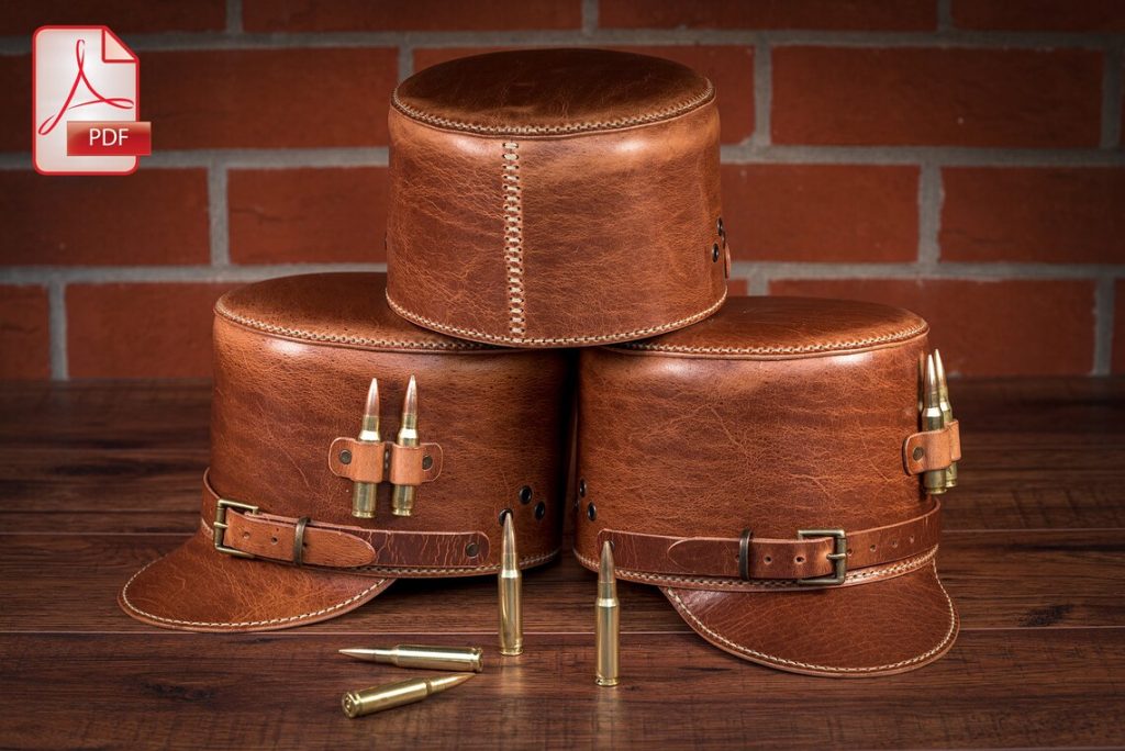 图片[1]-手工皮具图纸 帽子tr059-皮艺果手工皮具图纸