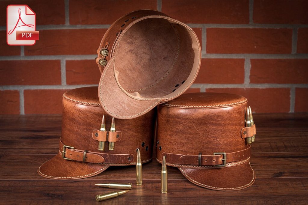 图片[3]-手工皮具图纸 帽子tr059-皮艺果手工皮具图纸