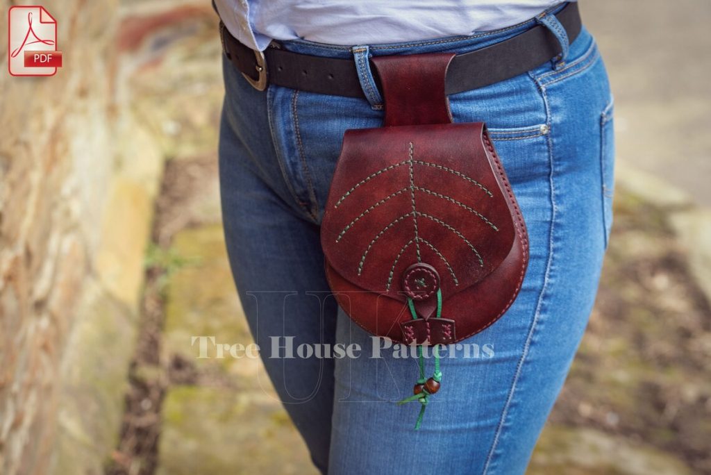 图片[3]-手工皮具图纸 挎包tr061-皮艺果手工皮具图纸