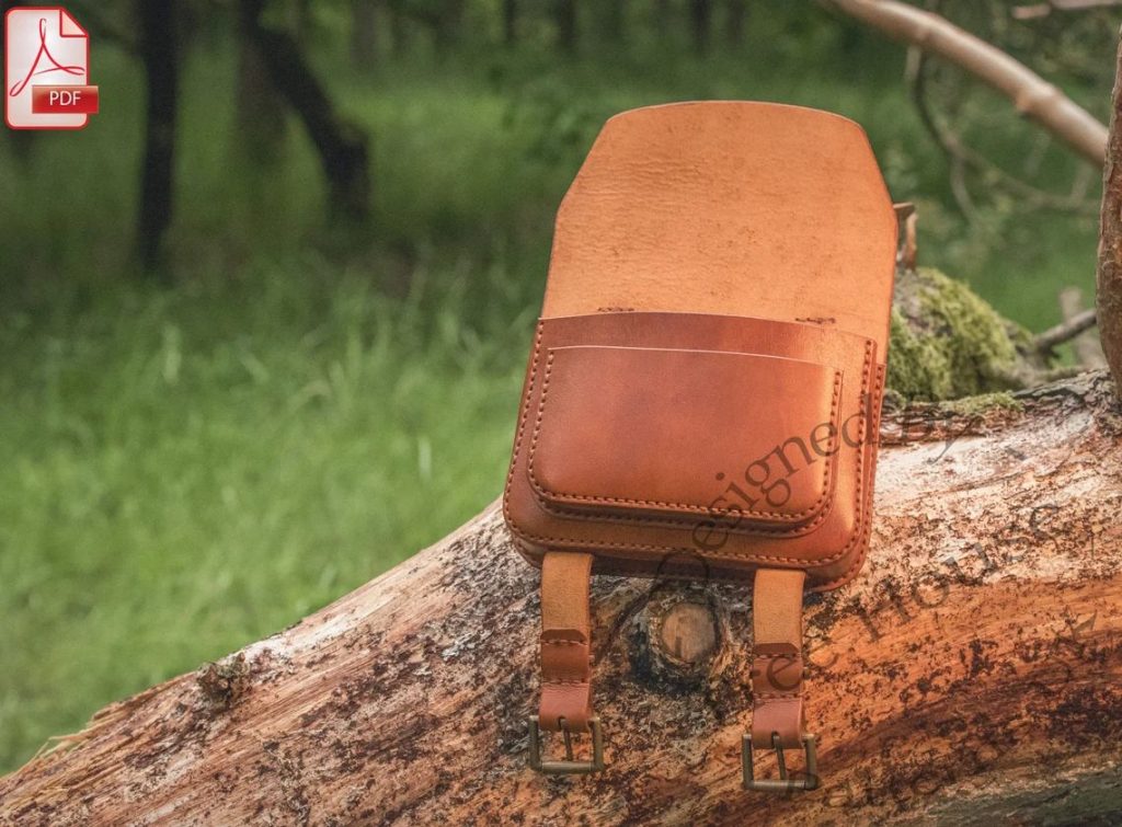 图片[2]-手工皮具图纸 腰带包tr065-皮艺果手工皮具图纸