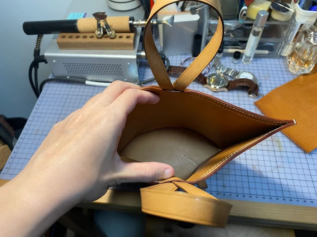 图片[2]-手工皮具图纸 托特包at001-皮艺果手工皮具图纸