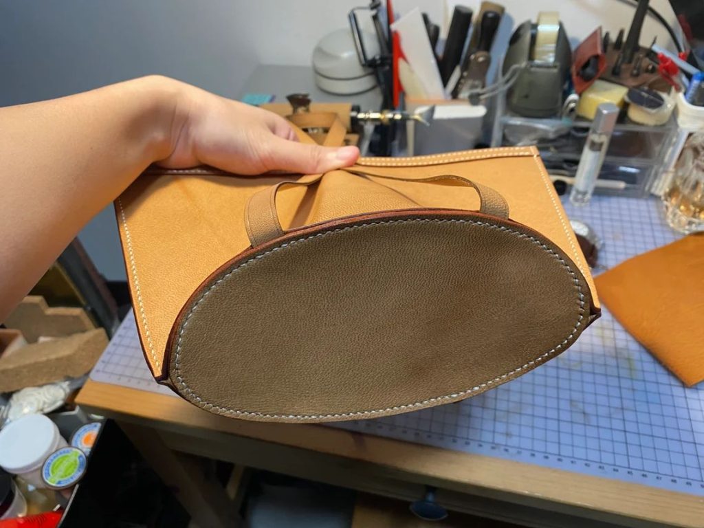 图片[3]-手工皮具图纸 托特包at001-皮艺果手工皮具图纸