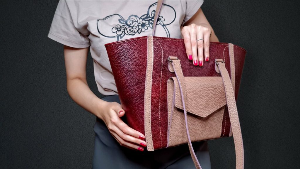 图片[3]-手工皮具图纸 托特包cl004-皮艺果手工皮具图纸